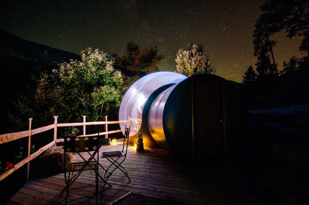 לינה וארוחת בוקר Sant'Orsola Maso La Marianna Bubble Glamping In Trentino מראה חיצוני תמונה